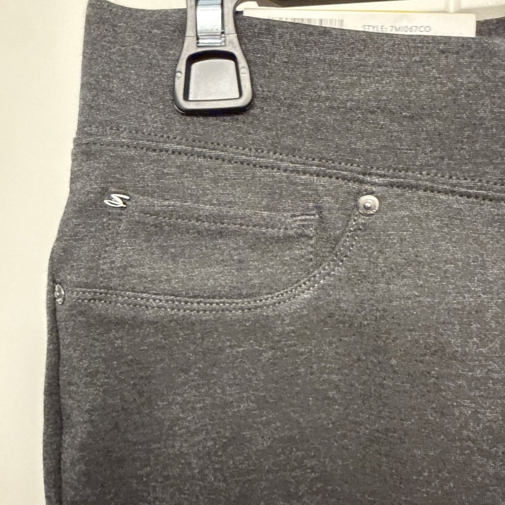 Seven7 Womens Pull On 4-Way Stretch Skinny Fit Ponte Legging Med Gray NWT - Picture 2 of 7